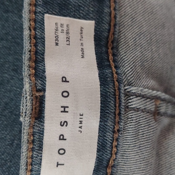 Topshop Jamie Denim Jeans - Picture 4 of 5